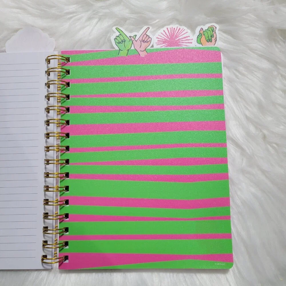 Wicked Glinda Tabbed Spiral Notebook